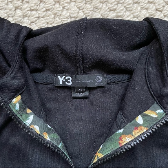 Y-3 x adidas black zip-front hoodie - Picture 5 of 16